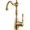 Houzer Regal Solid Brass Bar Faucet Brushed Brass, REGBA-160-BB