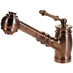 Houzer Scepter Pull Out Solid Brass Kitchen Faucet Antique Copper, SCEPO-263-AC