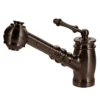 Houzer Scepter Pull Out Solid Brass Kitchen Faucet Oil Rubbed Bronze, SCEPO-263-OB