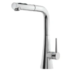 Houzer Soma Pull Out Kitchen Faucet with CeraDox Technology Polished Chrome, SOMPO-665-PC