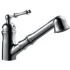 Houzer Squire Pull Out Traditional Kitchen Faucet with CeraDox Technology Polished Chrome, SQUPO-176-PC