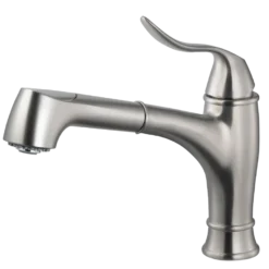 Houzer Surge Pull Out Kitchen Faucet Brushed Nickel, SURPO-571-BN