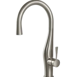 Houzer Vision Hidden Pull Down Kitchen Faucet Brushed Nickel, VISPD-869-BN