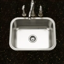 Houzer Belleo 18" Drop In/Topmount Stainless Steel Kitchen Sink, 18 Gauge, BSS-2309