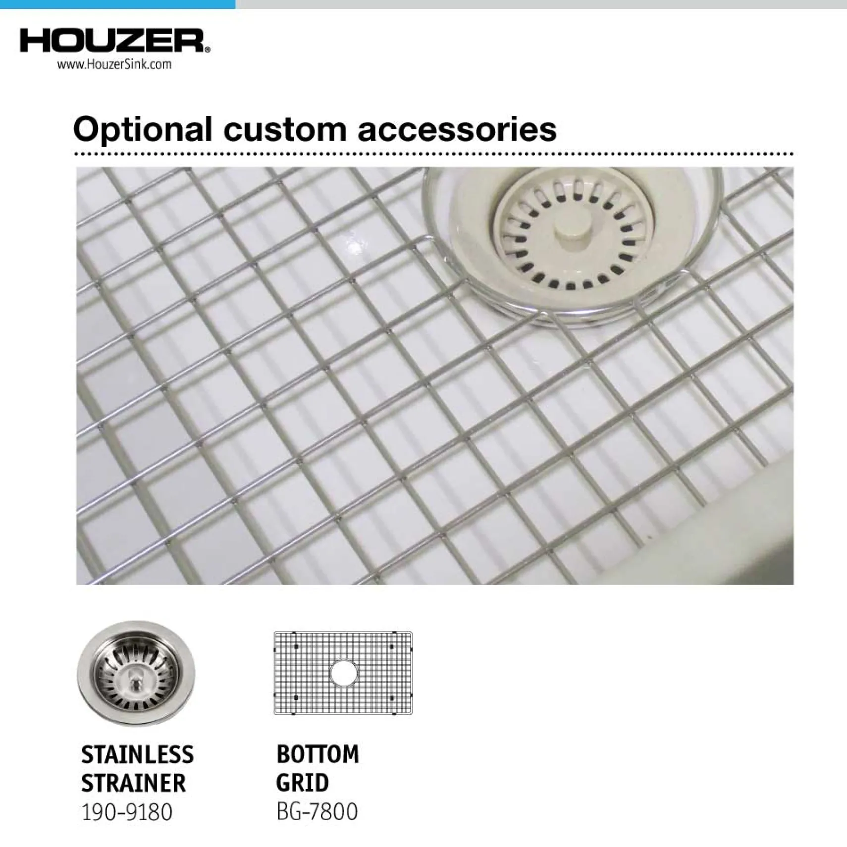 Houzer 36" Fireclay Single Bowl Farmhouse Kitchen Sink, Biscuit, Platus Series, PTG-3600 BQ