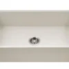Houzer Platus 33" Fireclay Farmhouse Sink, Biscuit, PTG-4318 BQ