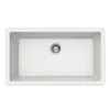 Houzer Quartztone 33 inch Cloud Granite Composite Undermount Single Bowl Kitchen Sink - V-300U CLOUD