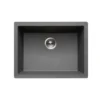 Houzer Quartztone 24 inch Slate Granite Composite Undermount Single Bowl Kitchen Sink - G-300U SLATE