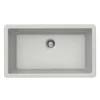 Houzer Quartztone 33 inch Thunder Granite Composite Undermount Single Bowl Kitchen Sink - V-100U THUNDER