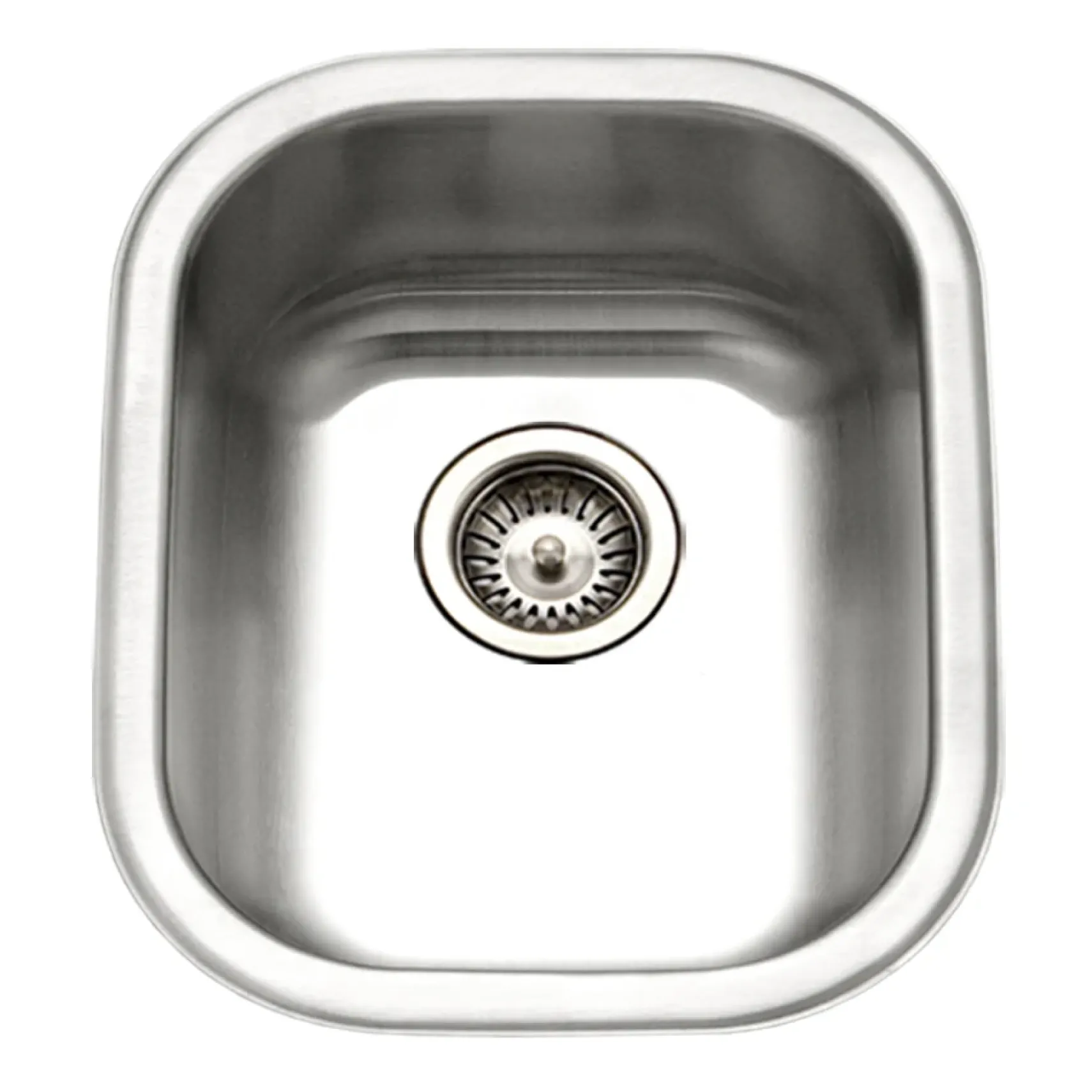 Houzer 14" Stainless Steel Undermount Bar/Prep Sink, Medium, CS-1407-1