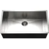 Houzer 32" Stainless Steel Undermount Single Bowl Kitchen Sink, 18 Gauge, CTG-3200