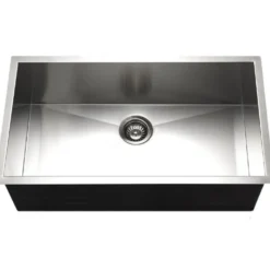 Houzer 32" Stainless Steel Undermount Single Bowl Kitchen Sink, 18 Gauge, CTG-3200