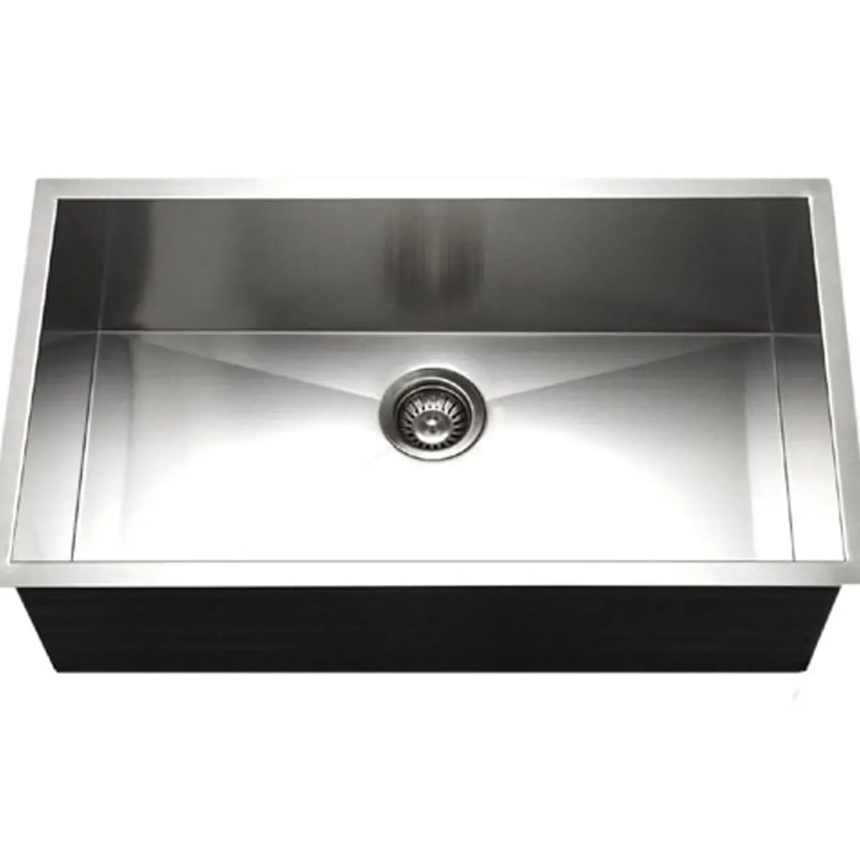 Houzer 32" Stainless Steel Undermount Single Bowl Kitchen Sink, 18 Gauge, CTG-3200