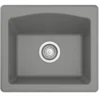 Karran 18" Quartz Bar/Prep Sink, Grey, QX-680-GR