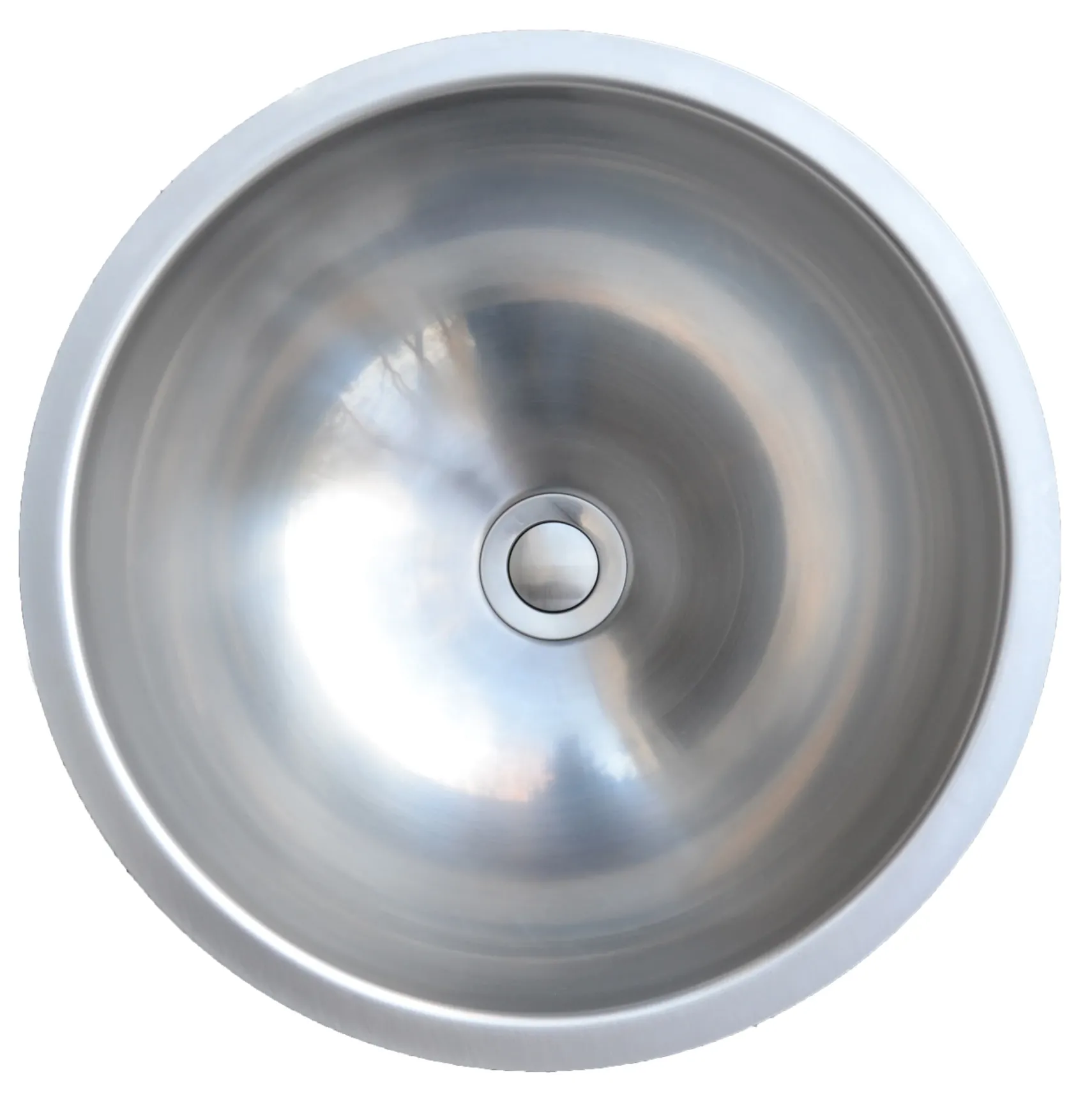 Karran 14.5" x 14.5" Spherical Undermount Stainless Steel ADA Bathroom Sink, 18 Gauge, UV-1515