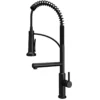 Karran Adlington 1.8 GPM Single Lever Handle Lead-free Brass ADA Kitchen Faucet, Pull-Down, Matte Black, KKF360MB