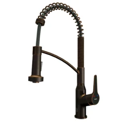 Karran Alston 1.8 GPM Single Lever Handle Lead-free Brass ADA Touchless Kitchen Faucet, Pull-Down, Oil Rubbed Bronze, KKF215ORB
