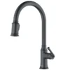 Karran Auburn 1.8 GPM Single Lever Handle Lead-free Brass ADA Kitchen Faucet, Pull-Down Kitchen, Gunmetal Grey, KKF310GG