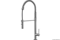 Karran Bluffton Single Lever Handle Lead-free Brass ADA Kitchen Faucet, Pull Down, Stainless Steel, KKF220SS