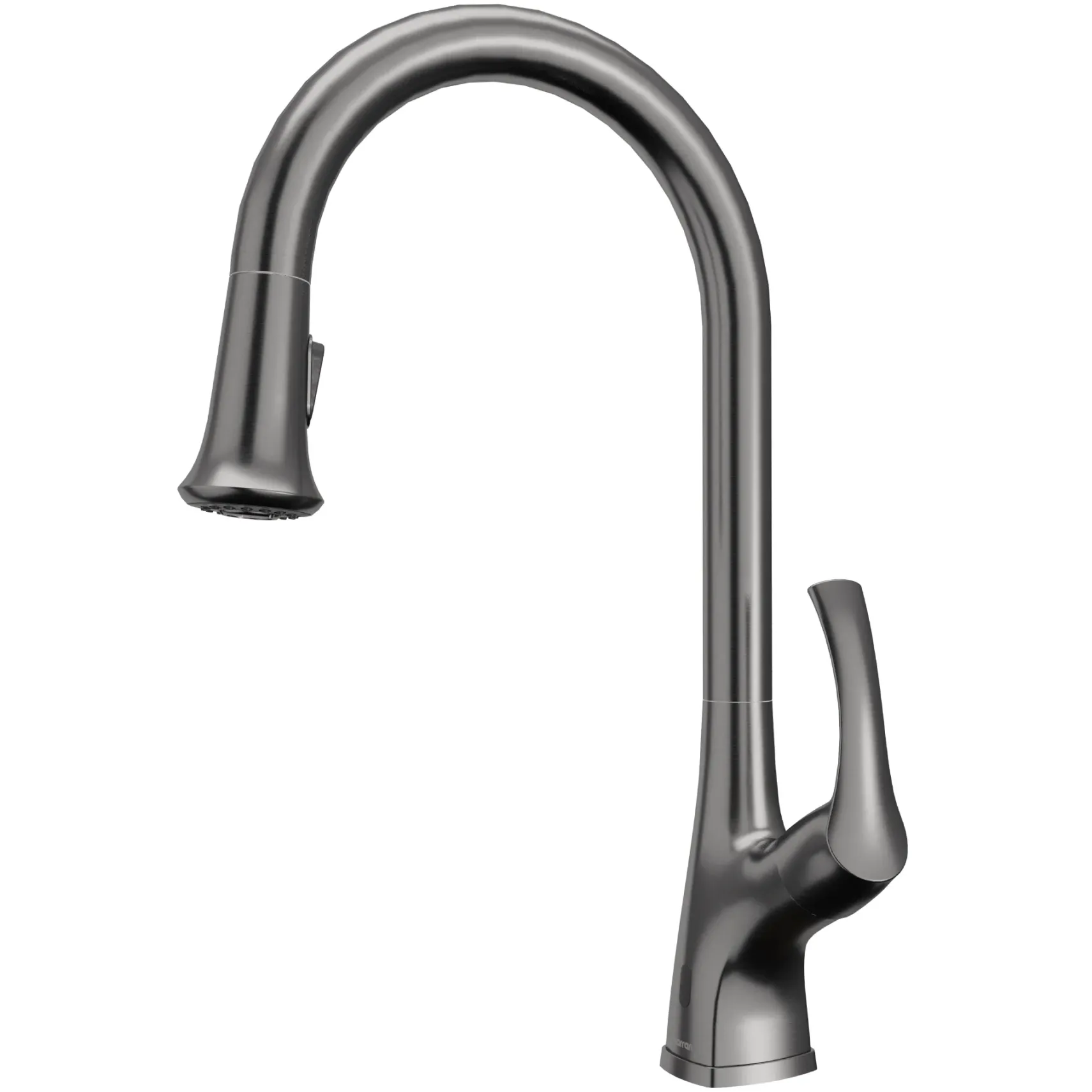 Karran Chantilly 1.8 GPM Single Lever Handle Lead-free Brass ADA Touchless Kitchen Faucet, Pull-Down, Gunmetal Grey, KKF375GG