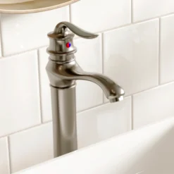 Karran Dartford 1.2 GPM Single Lever Handle Lead-free Brass ADA Bathroom Faucet, Vessel, Stainless Steel, KBF432SS