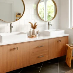 Karran Dartford 1.2 GPM Single Lever Handle Lead-free Brass ADA Bathroom Faucet, Vessel, Stainless Steel, KBF432SS