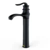 Karran Dartford 1.2 GPM Single Lever Handle Lead-free Brass ADA Bathroom Faucet, Vessel, Matte Black, KBF432MB