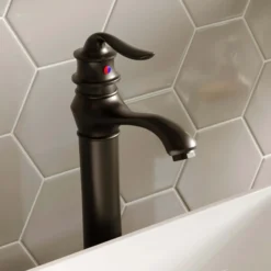 Karran Dartford 1.2 GPM Single Lever Handle Lead-free Brass ADA Bathroom Faucet, Vessel, Matte Black, KBF432MB