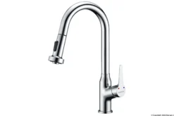 Karran Dockton Single Lever Handle Lead-free Brass ADA Kitchen Faucet, Pull Down, Chrome, KKF250C
