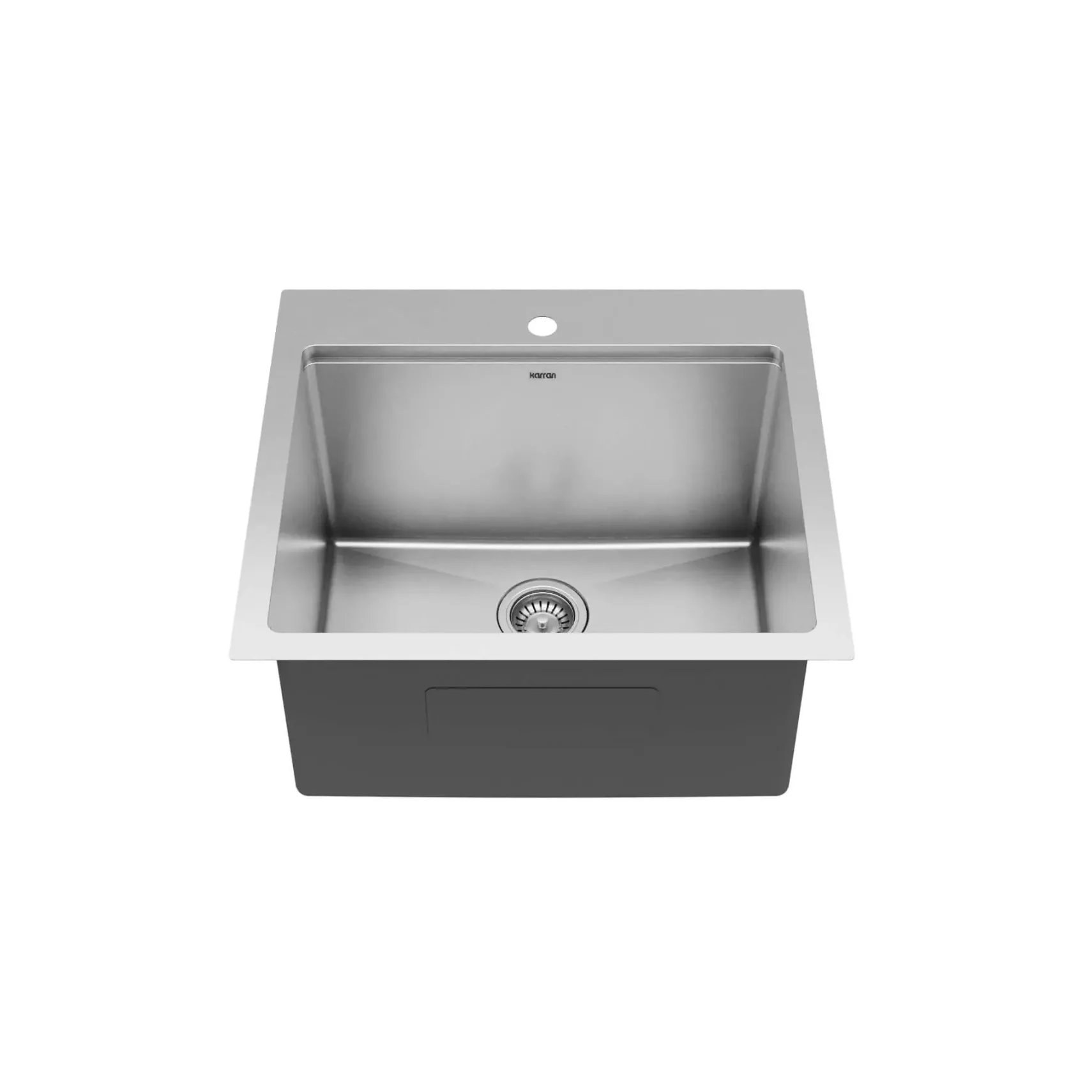 Karran Elite Workstation 25" Drop In/Topmount Stainless Steel Workstation Kitchen Sink with Accessories, 16 Gauge, WST-22-PK1
