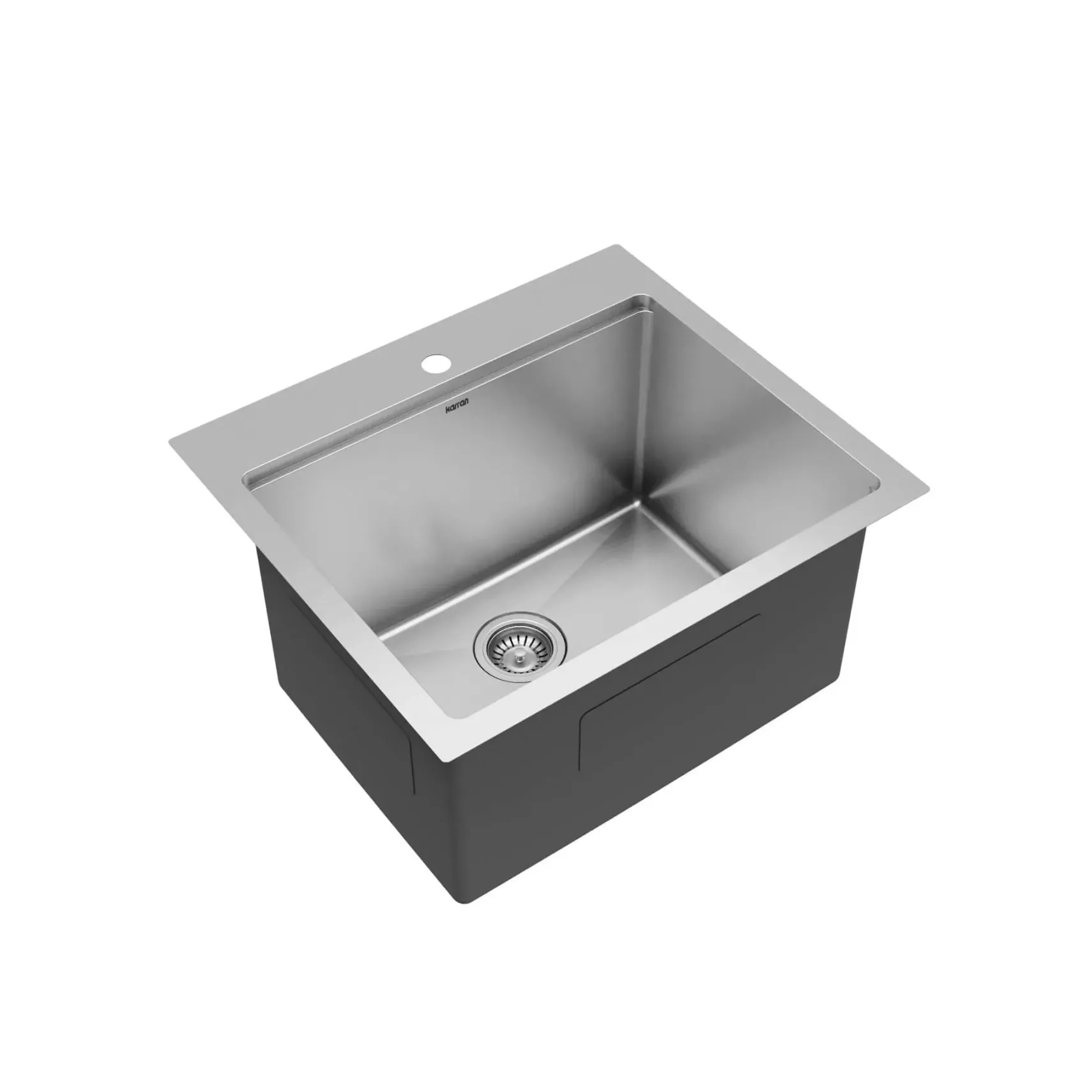 Karran Elite Workstation 25" Drop In/Topmount Stainless Steel Workstation Kitchen Sink with Accessories, 16 Gauge, WST-22-PK1