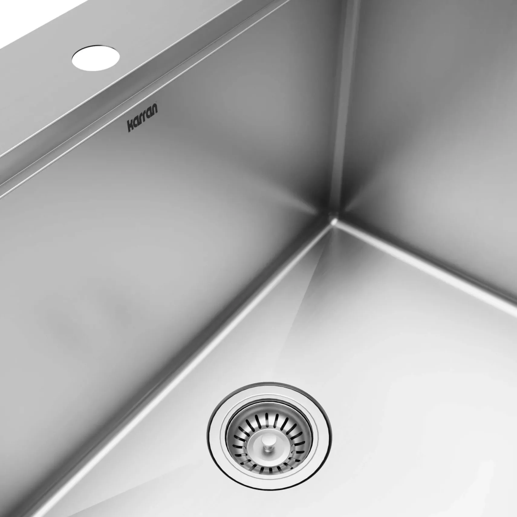 Karran Elite Workstation 25" Drop In/Topmount Stainless Steel Workstation Kitchen Sink with Accessories, 16 Gauge, WST-22-PK1