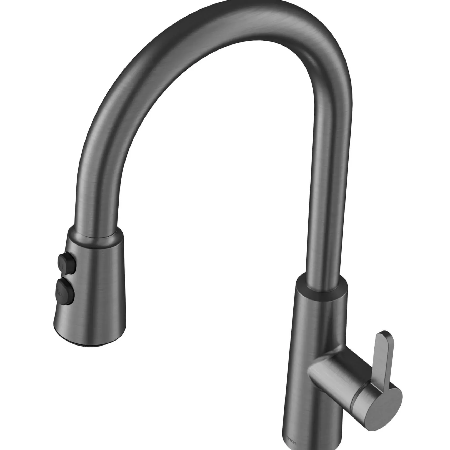 Karran Elmsworth 1.8 GPM Single Lever Lead-free Brass ADA Kitchen Faucet, Pull-Down, Spot-Free Gunmetal Grey, KKF760SFGG