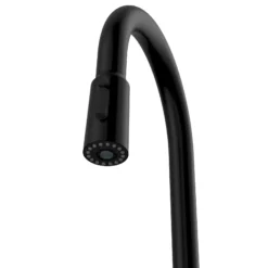 Karran Elmsworth 1.8 GPM Single Lever Lead-free Brass ADA Kitchen Faucet, Pull-Down, Matte Black, KKF760MB
