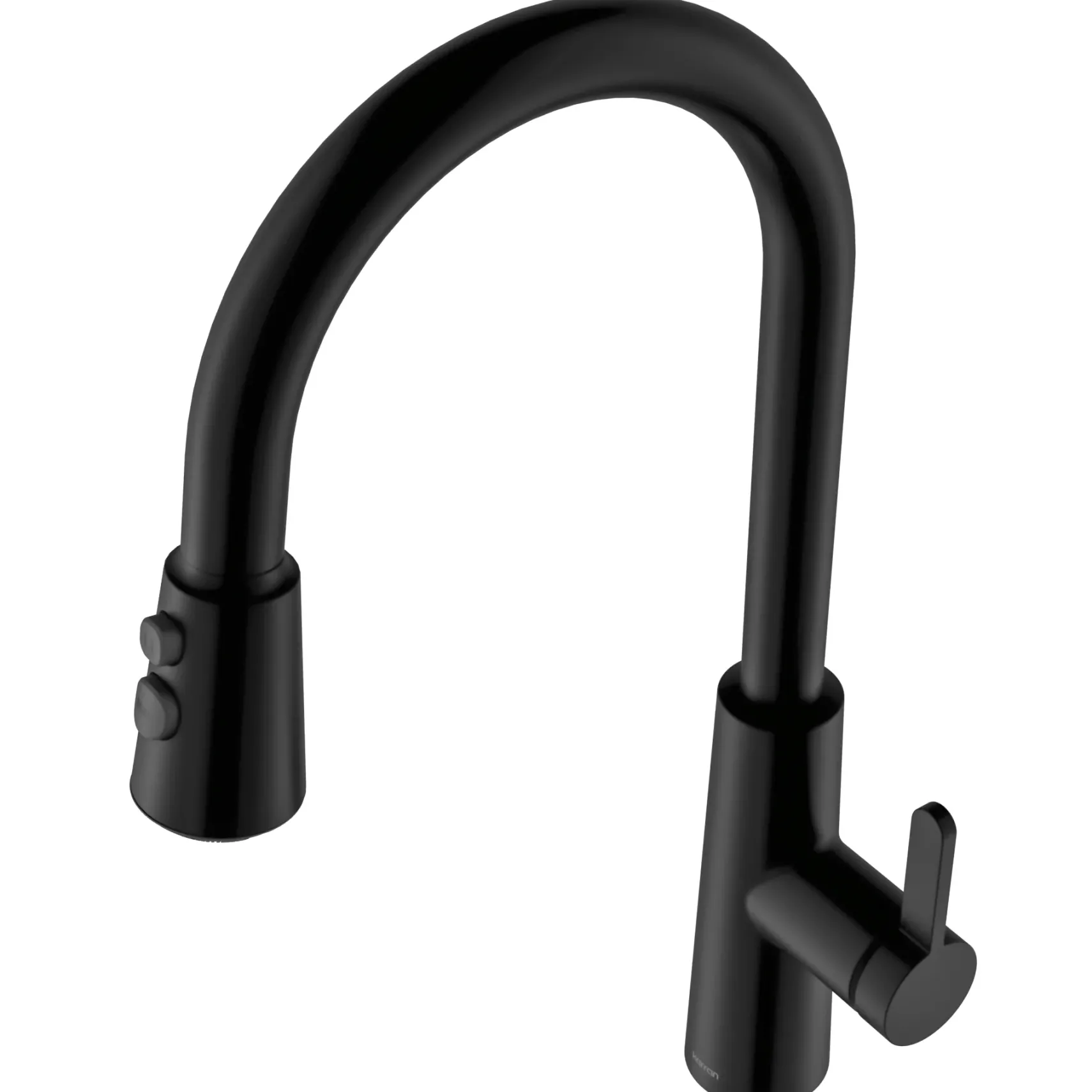 Karran Elmsworth 1.8 GPM Single Lever Lead-free Brass ADA Kitchen Faucet, Pull-Down, Matte Black, KKF760MB