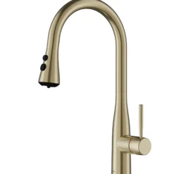 Karran Faraday 1.8 GPM Single Lever Lead-free Brass ADA Kitchen Faucet, Pull-Down, Spot-Free Champagne Bronze, KKF750SFCB