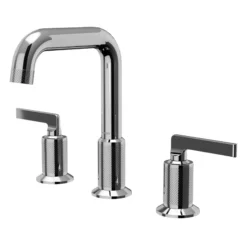 Karran Gillingham 1.2 GPM Double Lever Handle Lead-free Brass ADA Bathroom Faucet, Widespread, Chrome, KBF534C