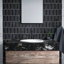 Karran Gillingham 1.2 GPM Double Lever Handle Lead-free Brass ADA Bathroom Faucet, Centerset, Matte Black, KBF536MB