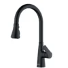 Karran Kadoma 1.8 GPM Single Lever Handle Touchless ADA Kitchen Faucet, Pull-Down Kitchen, Matte Black, KKF340MB