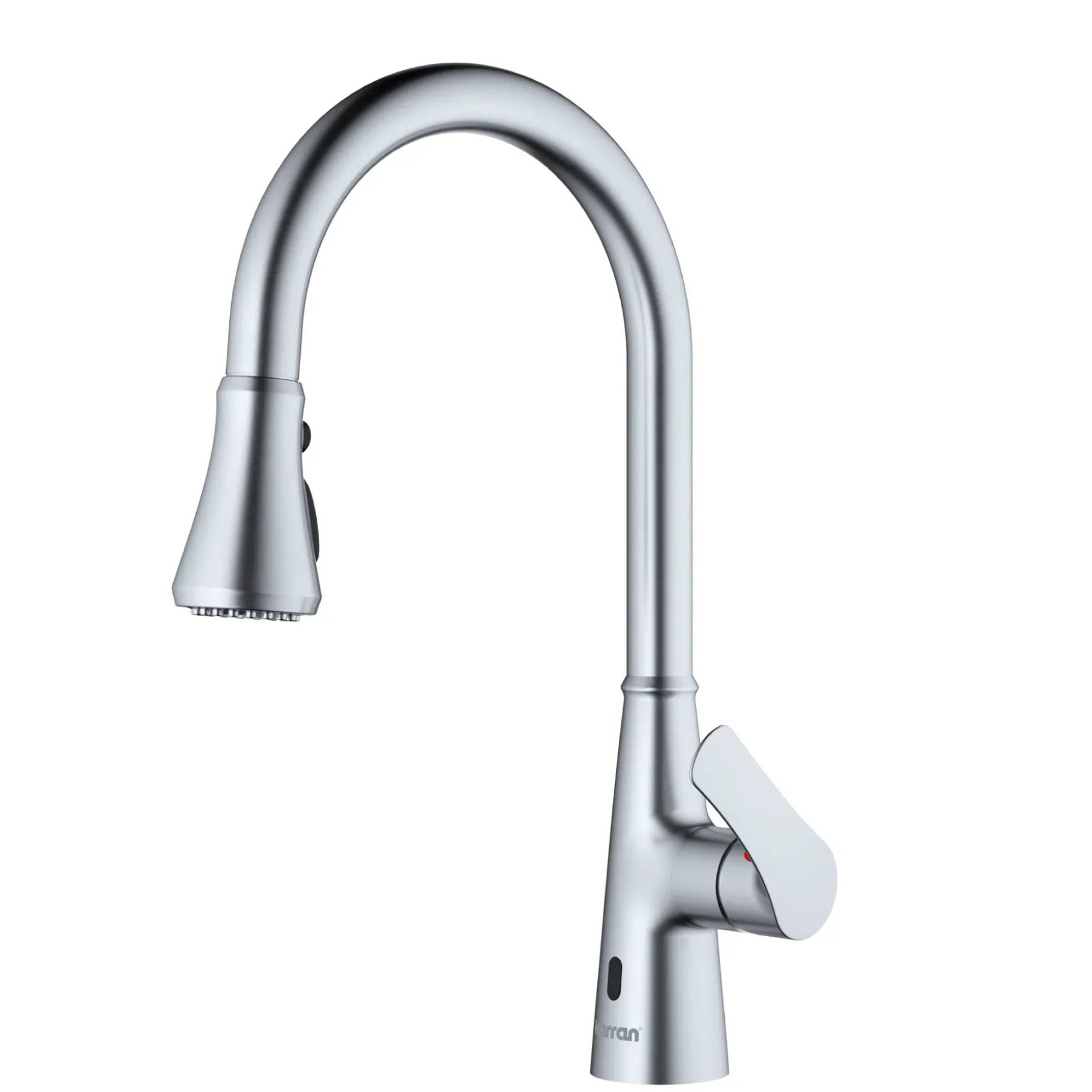 Karran Kadoma 1.8 GPM Single Lever Handle Touchless ADA Kitchen Faucet, Pull-Down Kitchen, Stainless Steel, KKF340SS