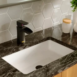 Karran Kassel 1.2 GPM Single Lever Handle Lead-free Brass ADA Bathroom Faucet, Basin, Matte Black, KBF440MB