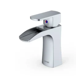 Karran Kassel 1.2 GPM Single Lever Handle Lead-free Brass ADA Bathroom Faucet, Basin, Stainless Steel, KBF440SS