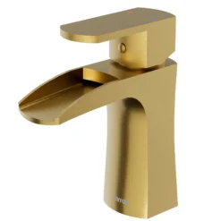 Karran Kassel 1.2 GPM Single Lever Handle Lead-free Brass ADA Bathroom Faucet, Basin, Brushed Gold, KBF440BG