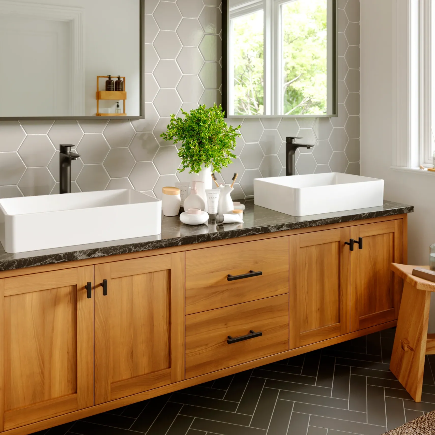 Karran Kayes 1.2 GPM Single Lever Handle Lead-free Brass ADA Bathroom Faucet, Vessel, Matte Black, KBF422MB
