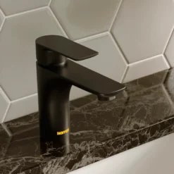 Karran Kayes 1.2 GPM Single Lever Handle Lead-free Brass ADA Bathroom Faucet, Basin, Matte Black, KBF420MB