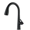 Karran Kentland 1.8 GPM Single Lever Handle Lead-free Brass ADA Kitchen Faucet, Pull-Down Kitchen, Matte Black, KKF320MB