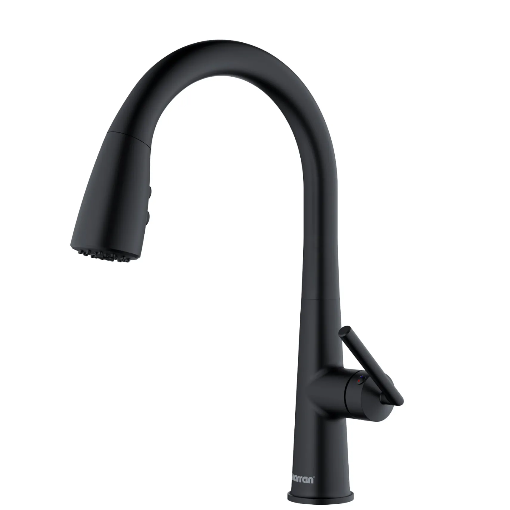 Karran Kentland 1.8 GPM Single Lever Handle Lead-free Brass ADA Kitchen Faucet, Pull-Down Kitchen, Matte Black, KKF320MB