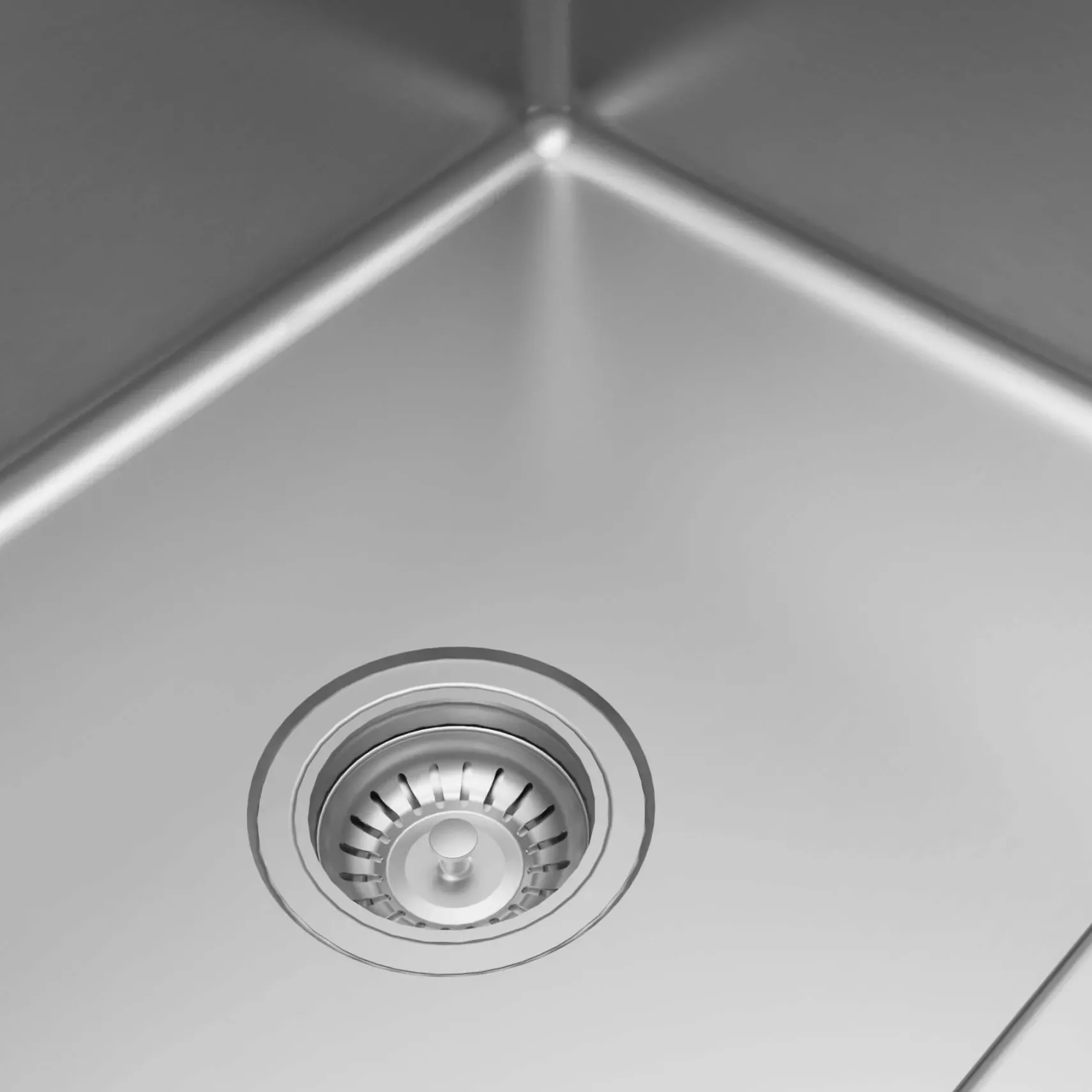 Karran Lansen 25" Drop In Stainless Steel Kitchen Sink, 18 Gauge, TMSB2511-PK1