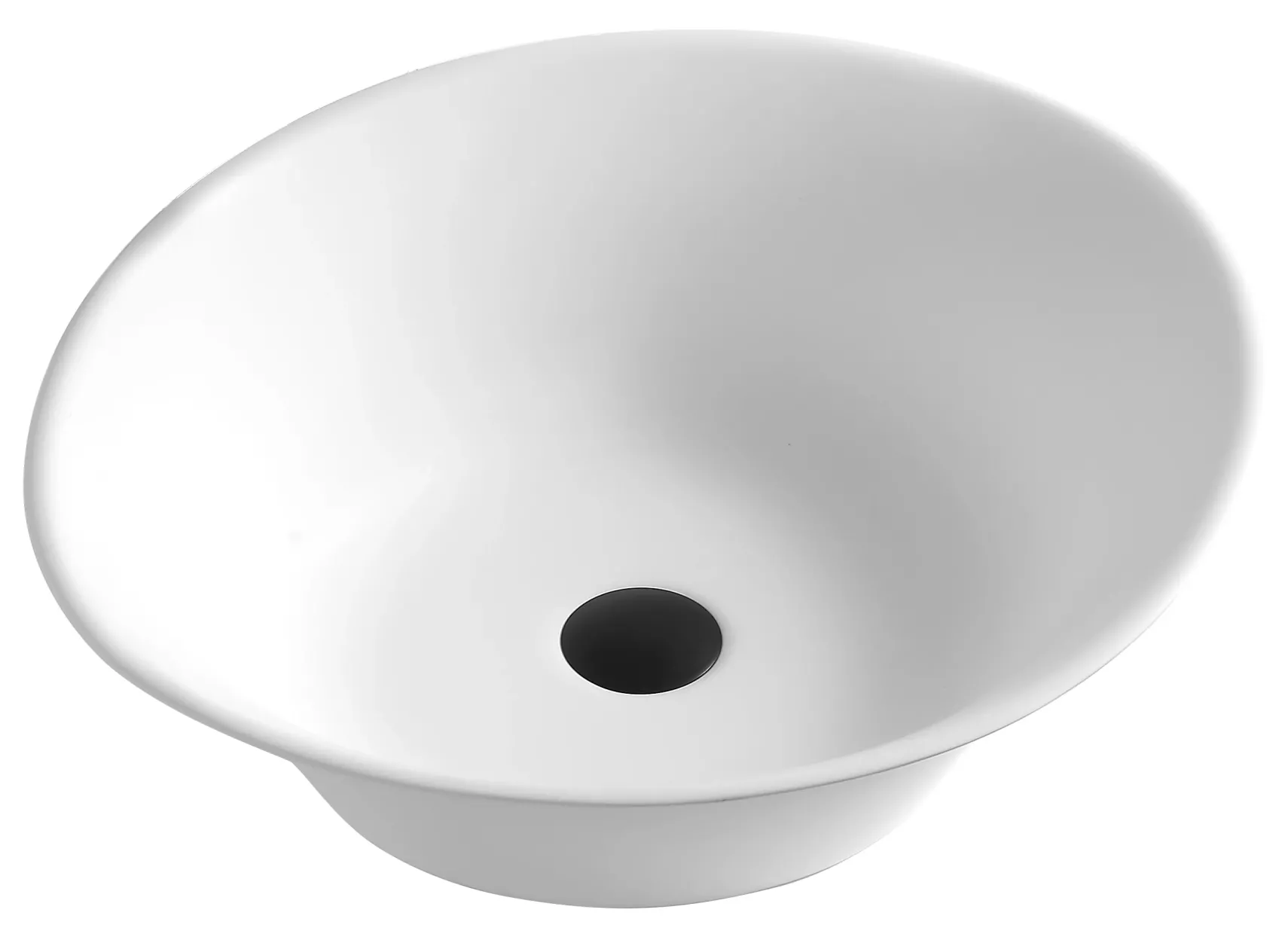 Karran Quattro 20.625" x 17" Oval Vessel Acrylic Solid Surface ADA Bathroom Sink with Stainless Steel Faucet and Accessories, White, QM164WH412SS