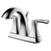Karran Randburg 1.2 GPM Double Lever Handle Lead-free Brass ADA Bathroom Faucet, Centerset, Chrome, KBF526C